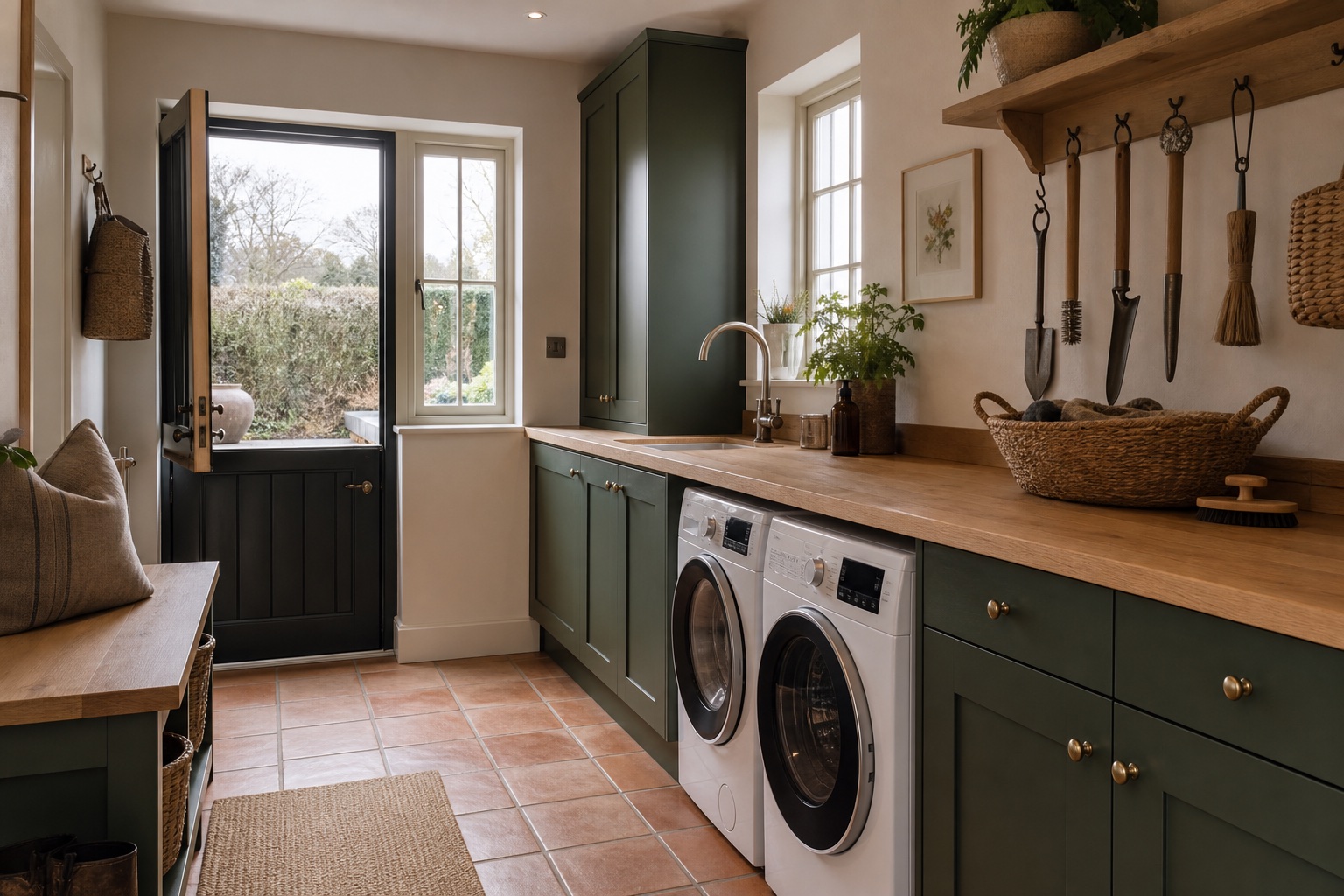 Hard-working utility room — fictional demonstration project